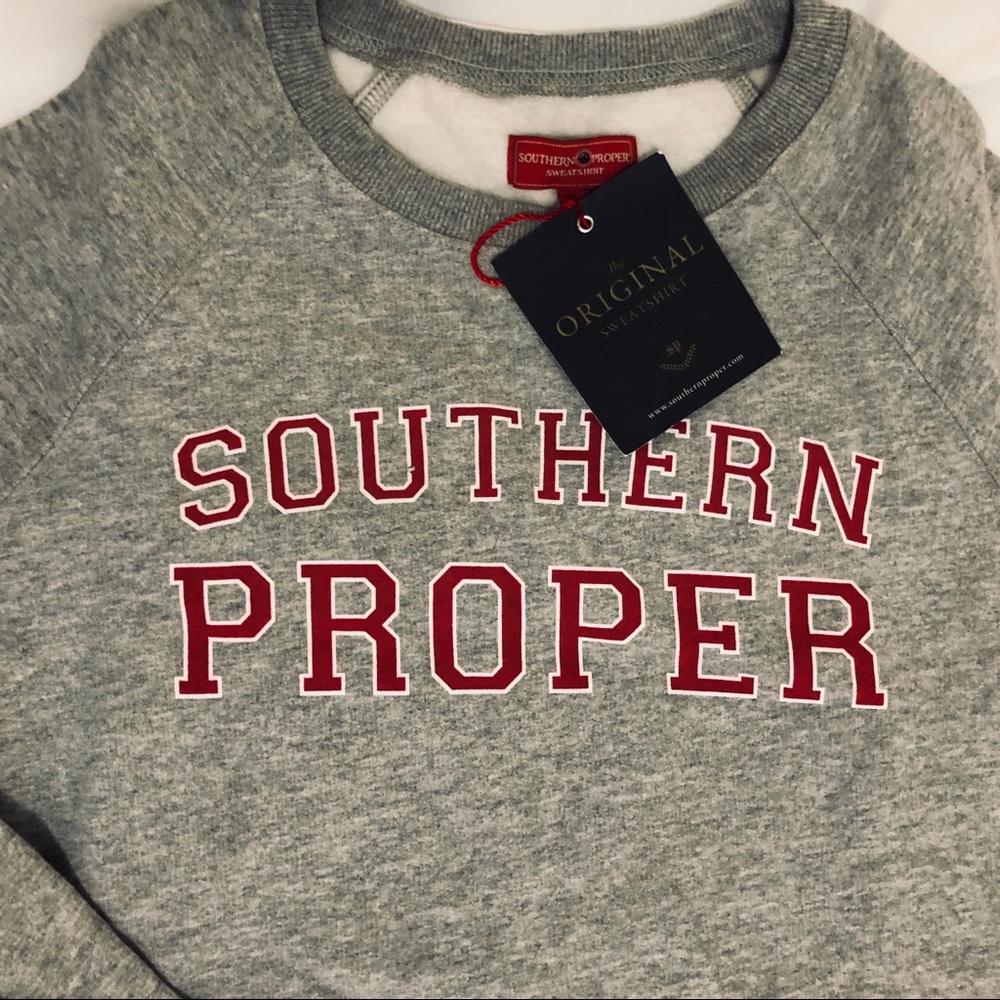 Southern Proper Classic sweatshirt. Small NWT